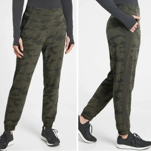 ATHLETA BROOKLYN CAMO LINED JOGGER comfy running gym - Picture 16 of 16
